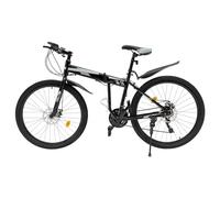 SuhoFutus Mountain Bike, 26 inch Adult Bicycle, Mens/Womens Mountain Bikes - 21 Speed, Foldable Mountain Bike for Youth Adult, Mechanical Disc Brake Bicycle, Max Load Capacity 120 kg