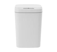 SuhoFutus Sensor Trash Can, 16L Intelligent Sensor Trash Can with Lid, Auto-Sensing Waste Bin for Kitchen/Bathroom/Office, Battery-Powered, IPX5 Waterproof and Silent Design, White
