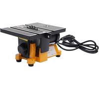 SuhoFutus Workbench Saw, Woodworking Workbench, 220V 90W Professional Electric Saw, Dc Motor, Cutting Wood, Metal and Stone at 4500Rpm, Cutting Depth 15Mm, Safety Blade Guard, with 3Saw Blades