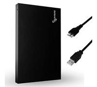 SUHSAI 1TB External Hard Drive USB 3.0 - Portable External HDD for Mac, Laptop, PS5, PC - External Hard Disk Drive for Backup, Photo Storage, Data Transfer, Gaming, Extended Storage - Black