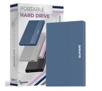 SUHSAI external hard drive 1TB Backup Data Storage HDD - 2.5" Memory Expansion Portable Hard Drive USB 3.0 Ultra Slim hard drive Compatible with Mac, Desktop, PC, PS4, PS5 (Navy Blue)
