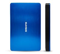 SUHSAI SuhsaiExternal Hard Drive 1TB USB 3.0 Lightweight Data Backup & Storage Plug And Play Harddisk Portable Gaming Harddrive Memory Extended Hdd For Games Laptop PC Mac Desktop (Blue)