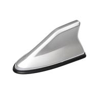 SuibianSup Car Aerials Shark Fin Antenna for Ford Fiesta Hatchback 2009-2016, Radio Signal Antennas Cover, with Adhesive Base, Enhance Radio Signal, Waterproof,Silver
