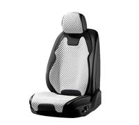 SuibianSup Car Seat Cover Sets for Hyundai Tucson NX4 Petrol/Petrol N Line 2021-2025, Driver and Passenger Covers, Breathable, NonSlip, Comfortable, Wear-resistant, Seat Protection,Black-White
