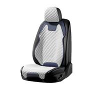 SuibianSup Car Seat Cover Sets for Hyundai Tucson NX4 Petrol/Petrol N Line 2021-2025, Driver and Passenger Covers, Breathable, NonSlip, Comfortable, Wear-resistant, Seat Protection,Blue-White