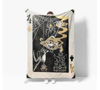 SUIBOZ Alastor/Angel Dust Hazbin Hotel Blanket Flannel for Kids Adults, Hazbin Hotel Merch Blanket Fleece Throw for Bed Home Sofa Office Gifts Home Decorations (Type4, 120x150CM)