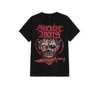 Suicidal Angels - Aggression Over Europe - T-Shirt - black - L - 100% Cotton L