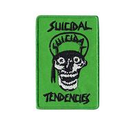 Suicidal Tendencies Green Hard Patch Badge Embroidered Iron on Applique Souvenir Accessory