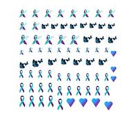 Suicide Awareness Collection (Suicide Awareness Nail Art Decals)