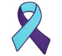 Suicide Awareness Patch, Embroidered Iron on Sew on Patch Badge for Clothes etc. 9x6cm