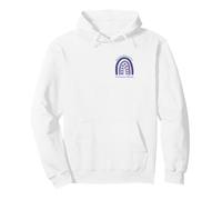 Suicide Awareness Prevention Rainbow Heart Professional Help Pullover Hoodie