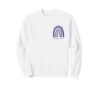 Suicide Awareness Prevention Rainbow Heart Professional Help Sweatshirt