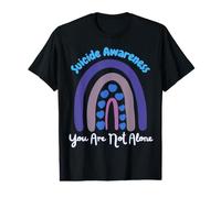 Suicide Awareness Prevention Rainbow You are Not Alone Love Value Graphic T-Shirt