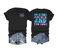 Suicide Awareness Shirt Women Your Life Matters Suicide Prevention Shirts Mental Health T-Shirt 2025 New Black
