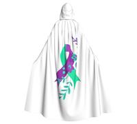 Suicide Prevention Awareness Month Halloween Witch Cloak Unisex Hooded Cloak For Festive Party Costume