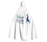 Suicide Prevention Awareness Month Halloween Witch Cloak Unisex Hooded Cloak For Festive Party Costume