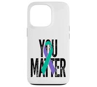 Suicide Prevention Awareness Ribbon Support Case for iPhone 13 Pro