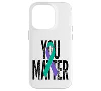 Suicide Prevention Awareness Ribbon Support Case for iPhone 14 Pro