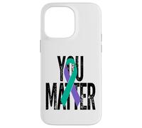Suicide Prevention Awareness Ribbon Support Case for iPhone 14 Pro Max