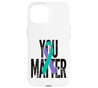 Suicide Prevention Awareness Ribbon Support Case for iPhone 15