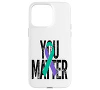 Suicide Prevention Awareness Ribbon Support Case for iPhone 15 Pro Max