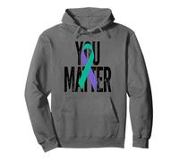 Suicide Prevention Awareness Ribbon Support Pullover Hoodie