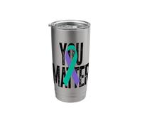 Suicide Prevention Awareness Ribbon Support Stainless Steel Insulated Tumbler