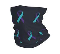 Suicide Prevention Awareness Ribbon Unisex Snood Scarf Breathable Snoods Warm Neck Warmer For Cycling Motorcycle Outdoor Winter