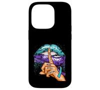 Suicide Prevention Awareness Still Here Still Fighting Lips Case for iPhone 14 Pro
