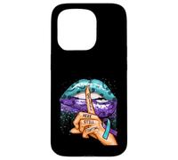 Suicide Prevention Awareness Still Here Still Fighting Lips Case for iPhone 15 Pro