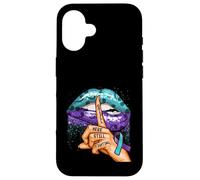 Suicide Prevention Awareness Still Here Still Fighting Lips Case for iPhone 16