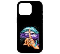 Suicide Prevention Awareness Still Here Still Fighting Lips Case for iPhone 16 Pro
