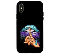 Suicide Prevention Awareness Still Here Still Fighting Lips Case for iPhone X/XS
