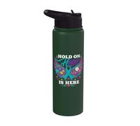Suicide Prevention Awareness Teal Ribbon Hope Stainless Steel Insulated Water Bottle