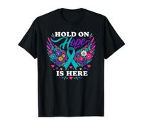 Suicide Prevention Awareness Teal Ribbon Hope T-Shirt