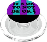 Suicide Prevention IT´S OK TO NOT BE OK Semi Colon Gift PopSockets PopGrip for MagSafe