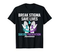 Suicide Prevention Support Break Stigma Suicide Awareness T-Shirt
