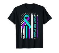 Suicide Prevention Support Fight Stigma Suicide Awareness T-Shirt