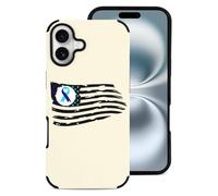 Suicide Prevention U.S. Flag Mobile Phone Basic Cases Compatible with iPhone 16/16 Plus/16 Pro/16 Pro Max Leather Anti-Scratch Covers