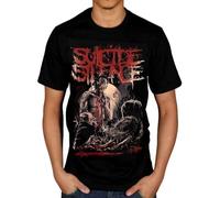 Suicide Silence Grave T-Shirt Deathcore Rock Metal Band L Black