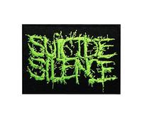 Suicide Silence Patch Iron on T-Shirt Embroidered Jacket Denim Jean Decorate Custom Handmade Gift Craft, Deathcore