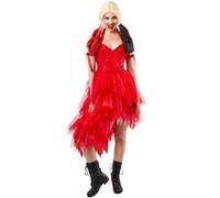 Suicide Squad 2 Harley Quinn Dress Ladies Red Dress Halloween Fancy Dress