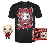 Funko Pop! Harley Quinn Dc Comics And Tee Escuadron Suicida Figure Red XL