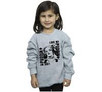 Suicide Squad Harley Love Puddin Sweatshirt DC Comics Grey 3-4 Years
