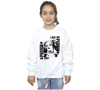 Suicide Squad Harley Love Puddin Sweatshirt DC Comics White 3-4 Years