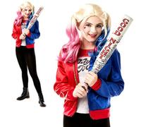 Rubie's Official DC Comics Suicide Squad Harley Quinn Teenager Costume, Girls Fancy Dress Halloween Villain Costume Halloween