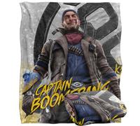 LOGOVISION Suicide Squad:Kill The Justice League, 152x127 cm Boomerang Silk Touch Blanket Suicide Squad White One Size