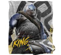 LOGOVISION Suicide Squad:Kill The Justice League, 152x127 cm King Shark Silk Touch Blanket Suicide Squad White One Size