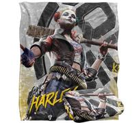 LOGOVISION Suicide Squad:Kill The Justice League Blanket, 152x127 cm Harely Silk Touch Blanket Suicide Squad White One Size
