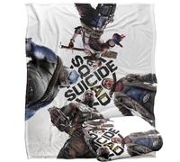 LOGOVISION Suicide Squad:Kill The Justice League Blanket, 152x127 cm Poster Silk TouchBlanket Suicide Squad White One Size